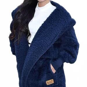 NEW NORDIC BEACH body wrap in midnight navy